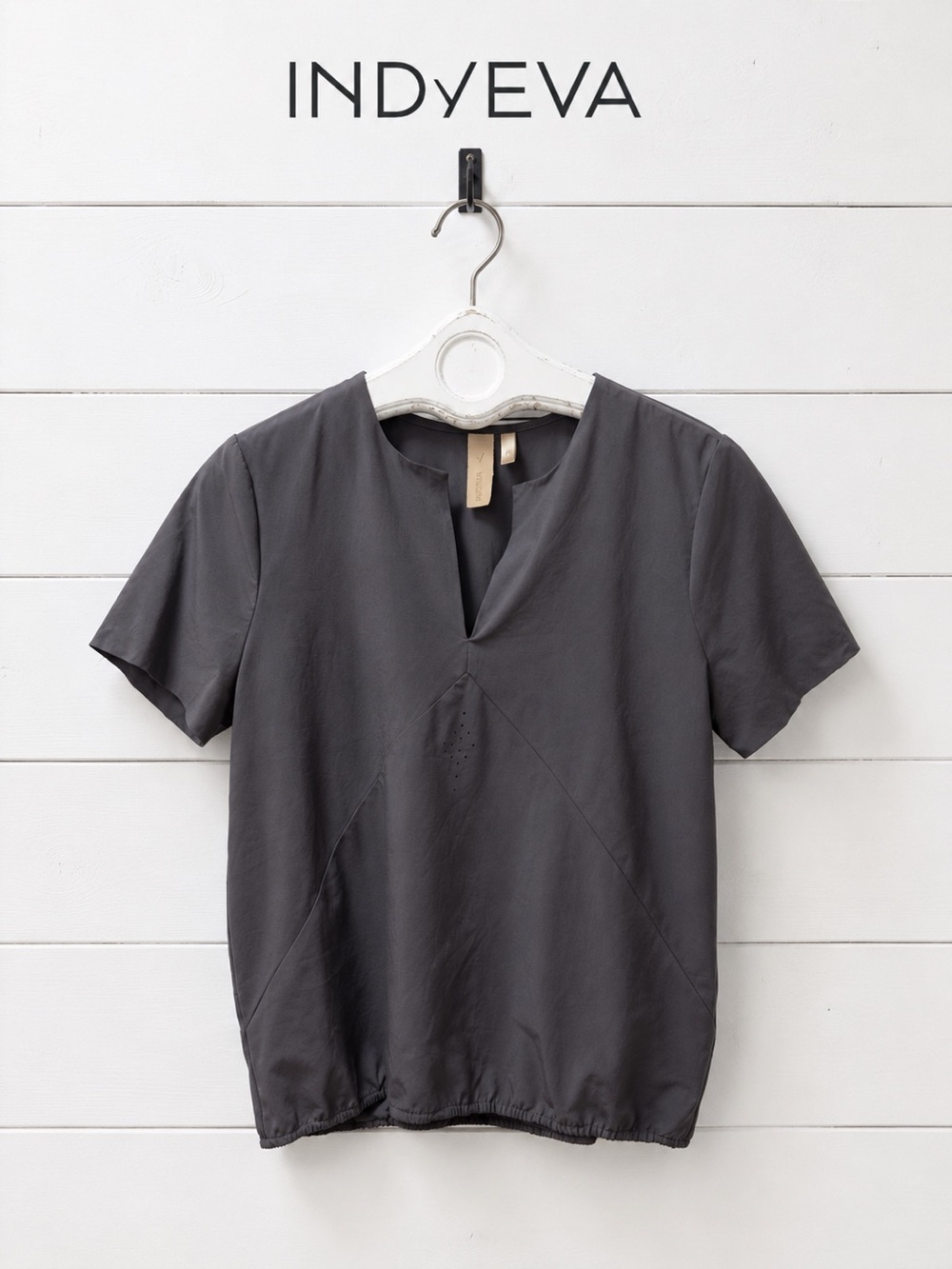 INDYEVA Gray Technical Short Sleeve Top Size M